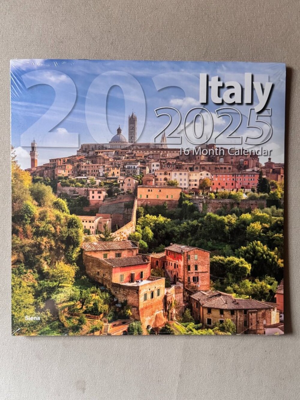 ITALY 2025 Calendar Brand New Sealed - Great for Framing, Crafts, Scrap Booking